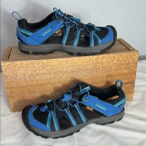 Teva Kids Blue and Black Hiking Sandals